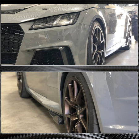 Audi TT TTS Sline TTRS MK3 8S 2015-2019 Side Skirts Carbon Fiber-Ahacarbon