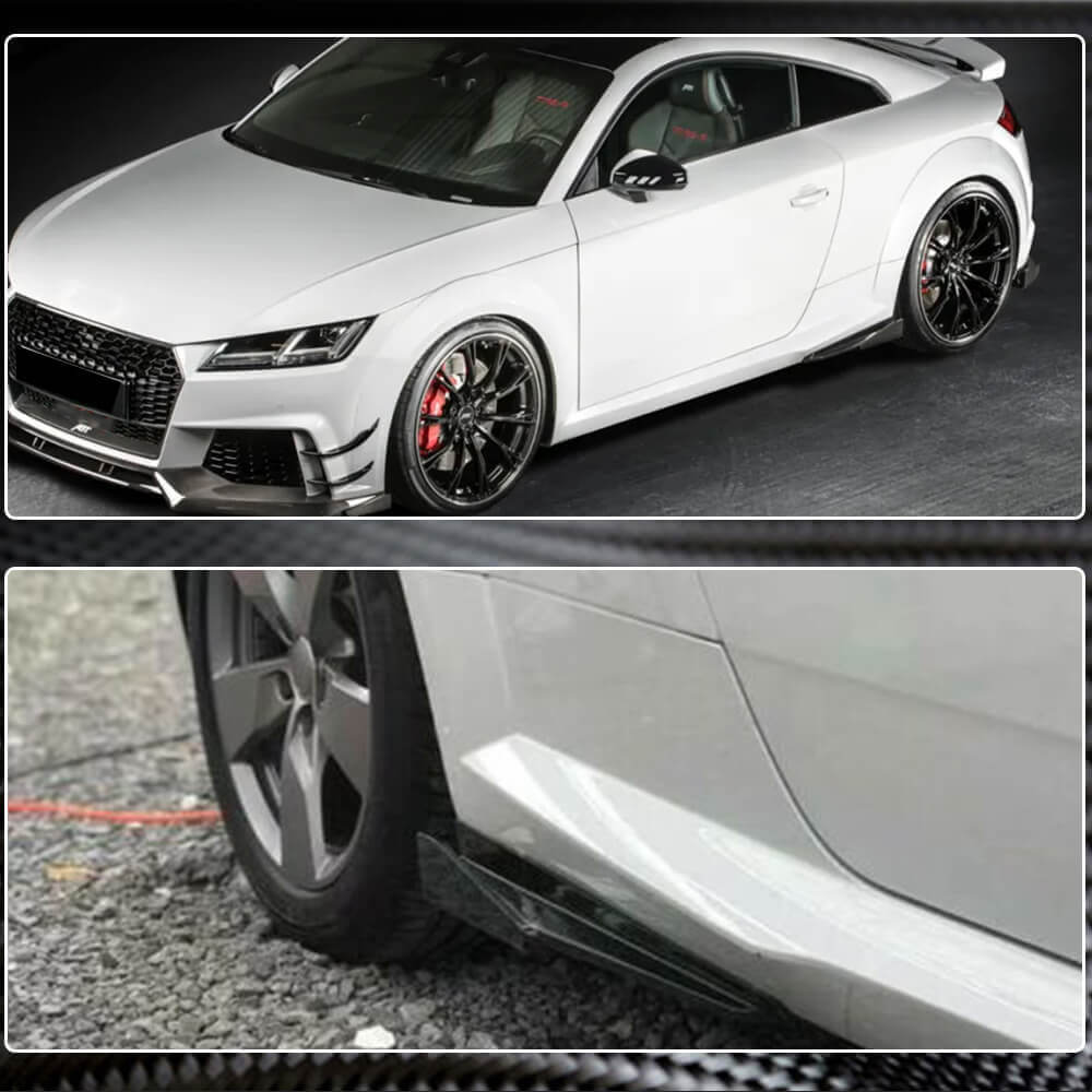 Audi TT TTS Sline TTRS MK3 8S 2015-2019 Side Skirts Carbon Fiber-Ahacarbon