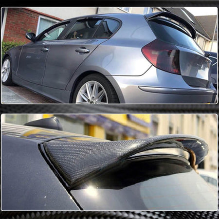 BMW 1 Series E81 E87 2004-2012 Rear Roof Spoiler Carbon Fiber-Ahacarbon