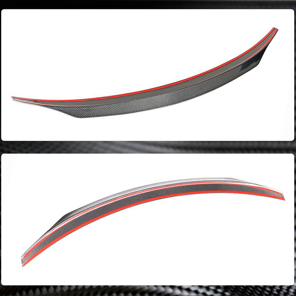 BMW 1 Series E82 1M Coupe 2008-2013 Rear Trunk Spoiler Carbon Fiber-Ahacarbon