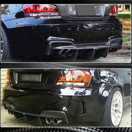 BMW 1 Series E82 1M 2011-2018 Rear Bumper Diffuser Carbon Fiber/FRP-Ahacarbon