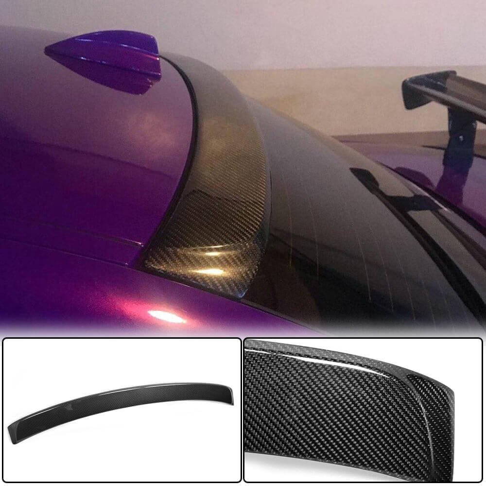 BMW 1 Series E82 1M 2008-2013 Rear Roof Spoiler Carbon Fiber-Ahacarbon