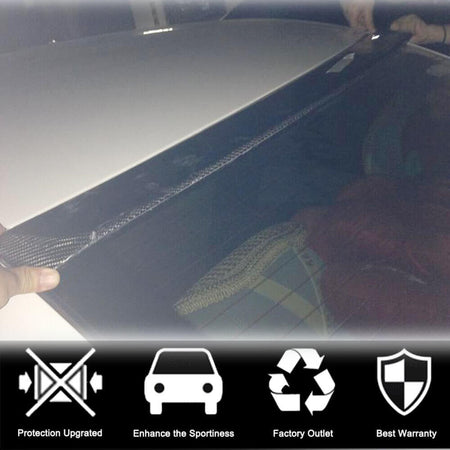 BMW 1 Series E82 1M 2008-2013 Rear Roof Spoiler Carbon Fiber-Ahacarbon