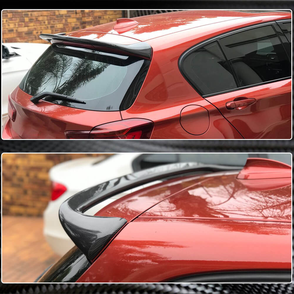 BMW 1 Series F20 F21 2012-2019 Rear Roof Spoiler Carbon Fiber-Ahacarbon