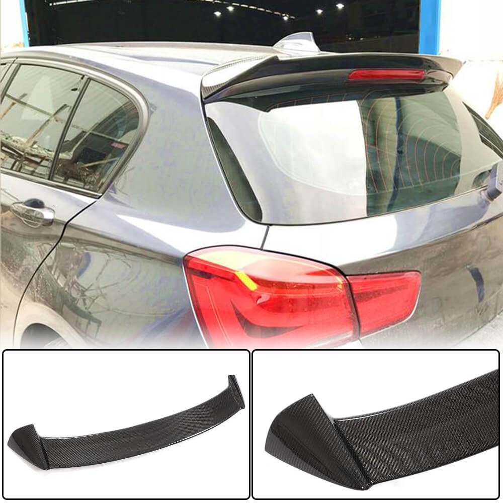 BMW 1 Series F20 F21 2012-2019 Rear Roof Spoiler Carbon Fiber-Ahacarbon