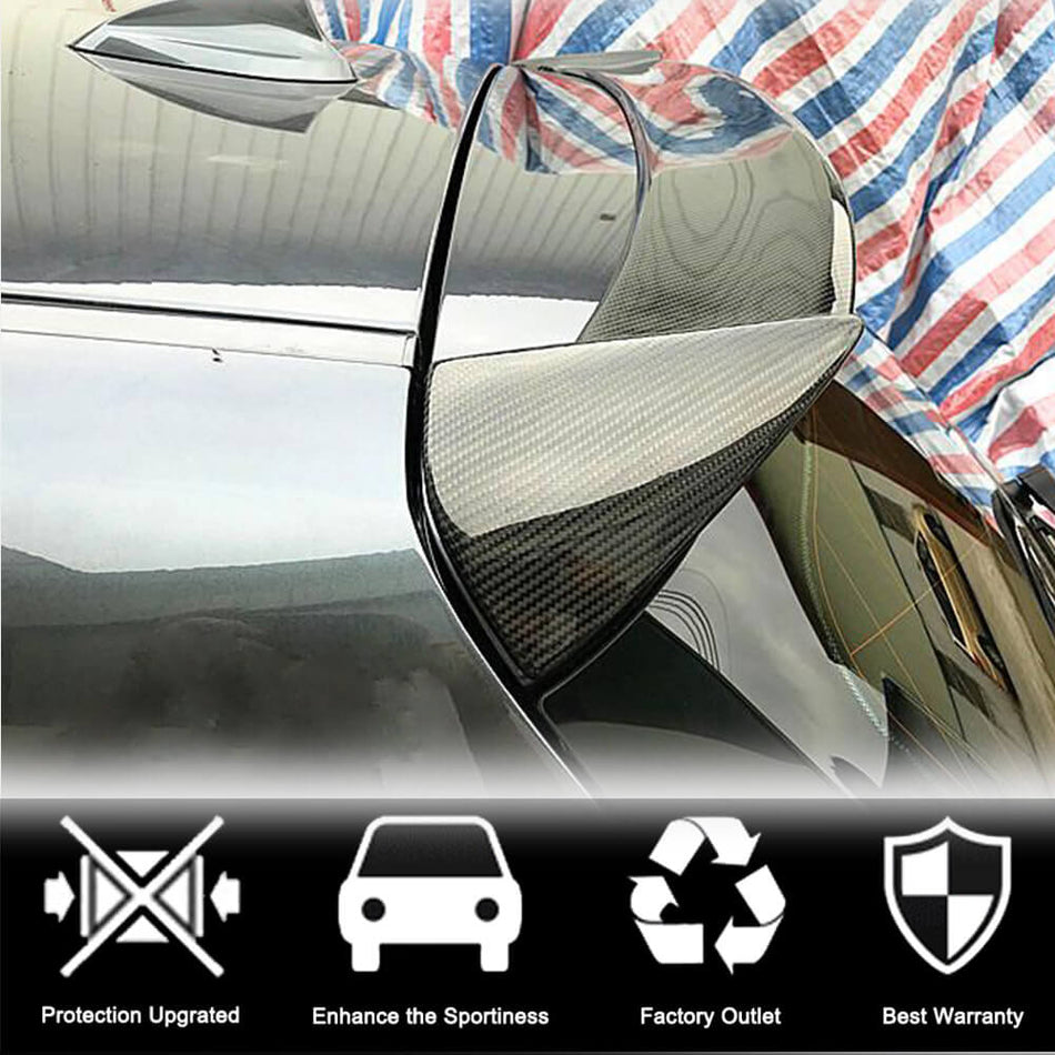 BMW 1 Series F20 F21 2012-2019 Rear Roof Spoiler Carbon Fiber-Ahacarbon