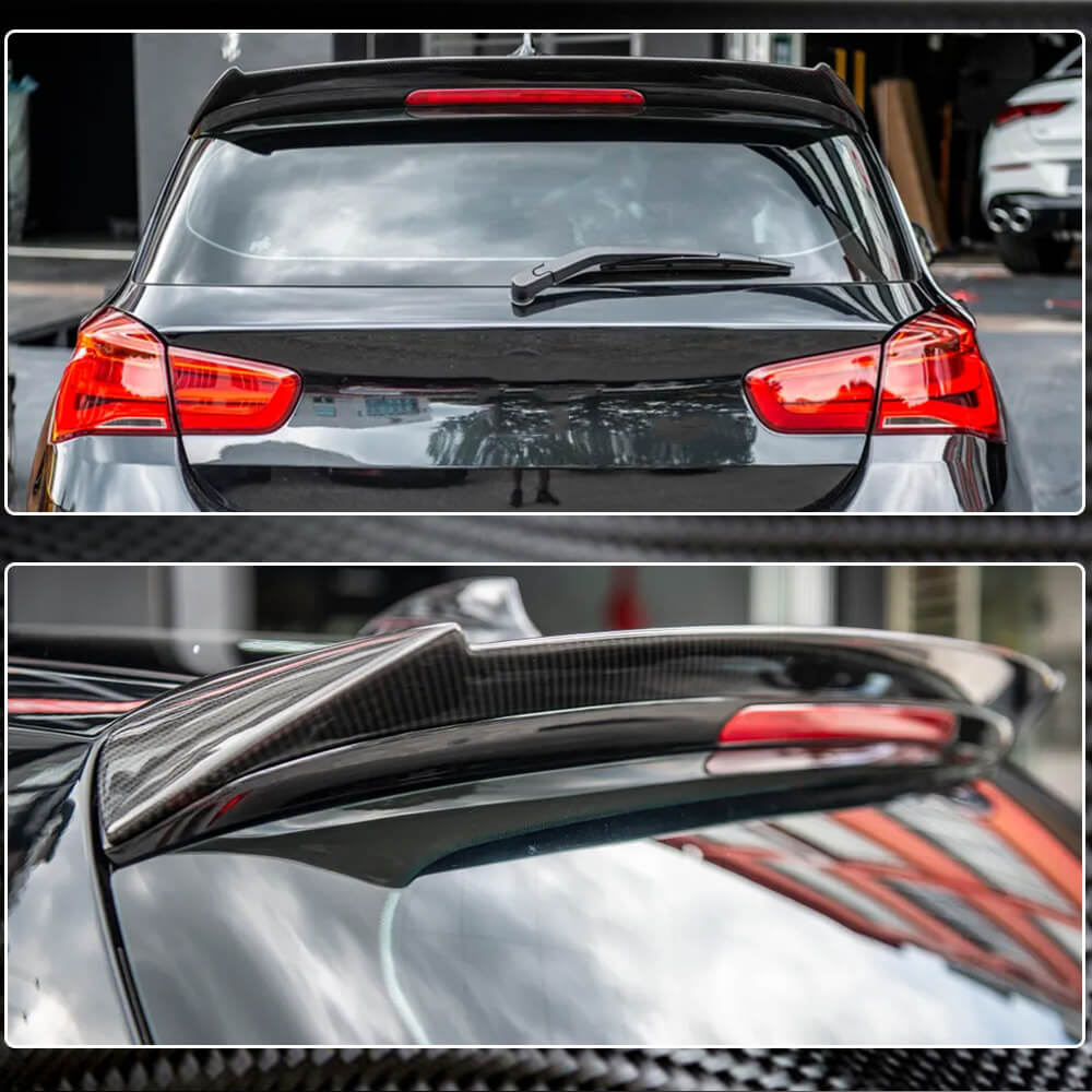 BMW 1 Series F20 F21 2012-2019 Rear Roof Spoiler Carbon Fiber-Ahacarbon