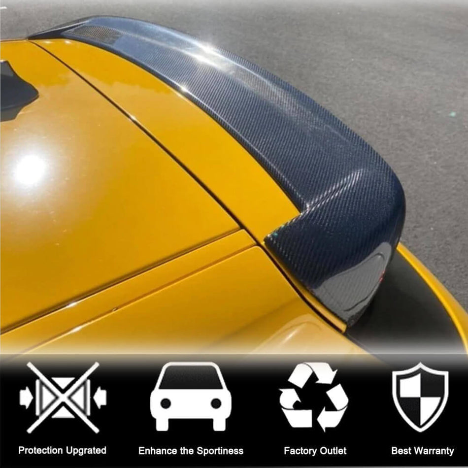 BMW 1 Series F20 F21 2012-2019 Rear Roof Spoiler Carbon Fiber-Ahacarbon