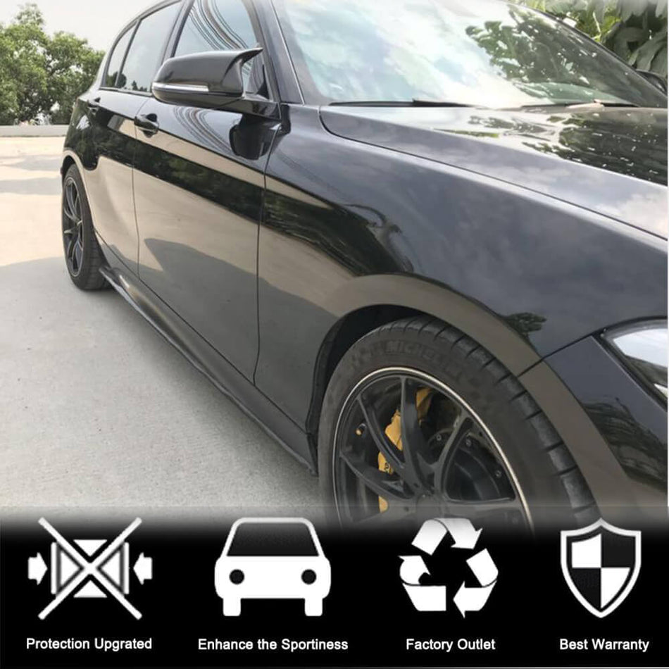 BMW 1 Series F20 F21 M Sport M135i M140i LCI 2016-2019 Side Skirts Carbon Fiber-Ahacarbon