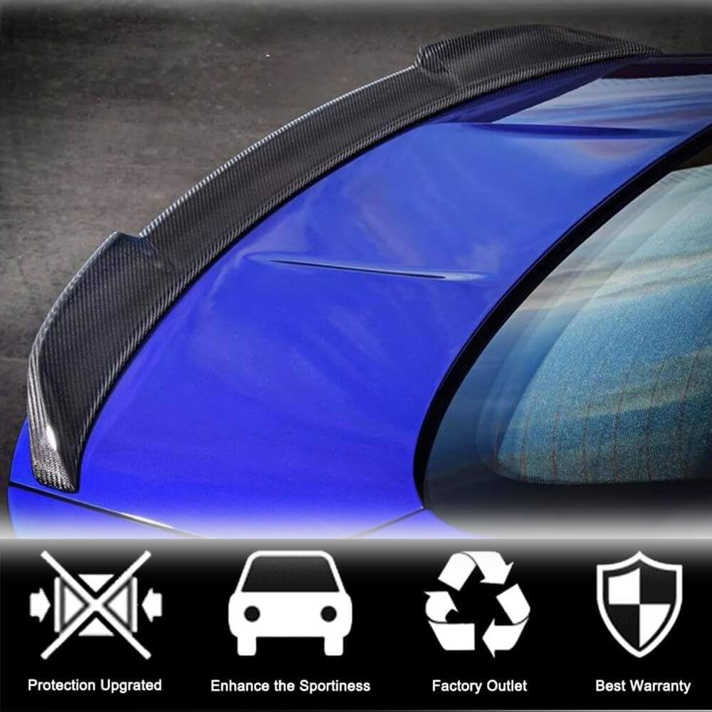 BMW 2 Series F22 F87 M2 Coupe 2014-2020 Rear Trunk Spoiler Carbon Fiber-Ahacarbon