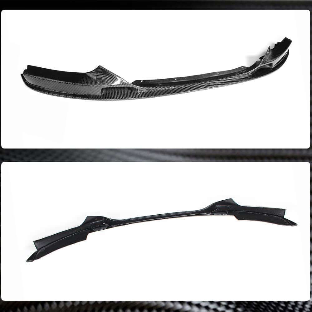 BMW 2 Series F22 F23 M Sport 2014-2019 Front Bumper Lip Carbon Fiber-Ahacarbon