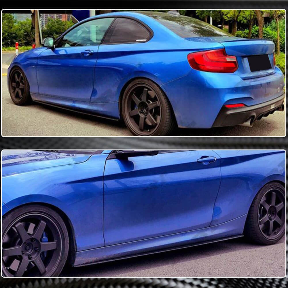 BMW 2 Series F22 F23 M Sport 2014-2019 Side Skirts Carbon Fiber-Ahacarbon