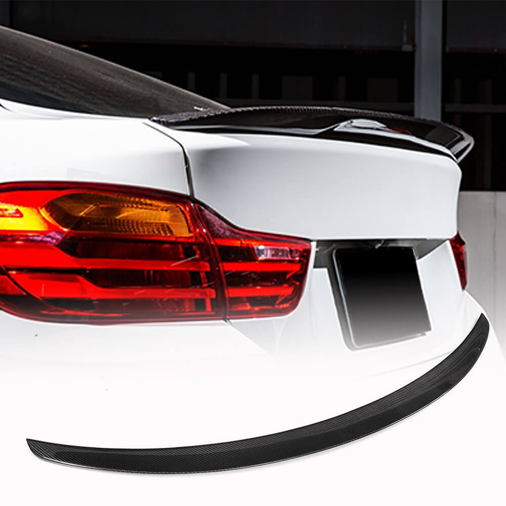 BMW 2 Series F22 F87 M2 Coupe 2014-2020 Rear Trunk Spoiler Carbon Fiber/FRP-Ahacarbon