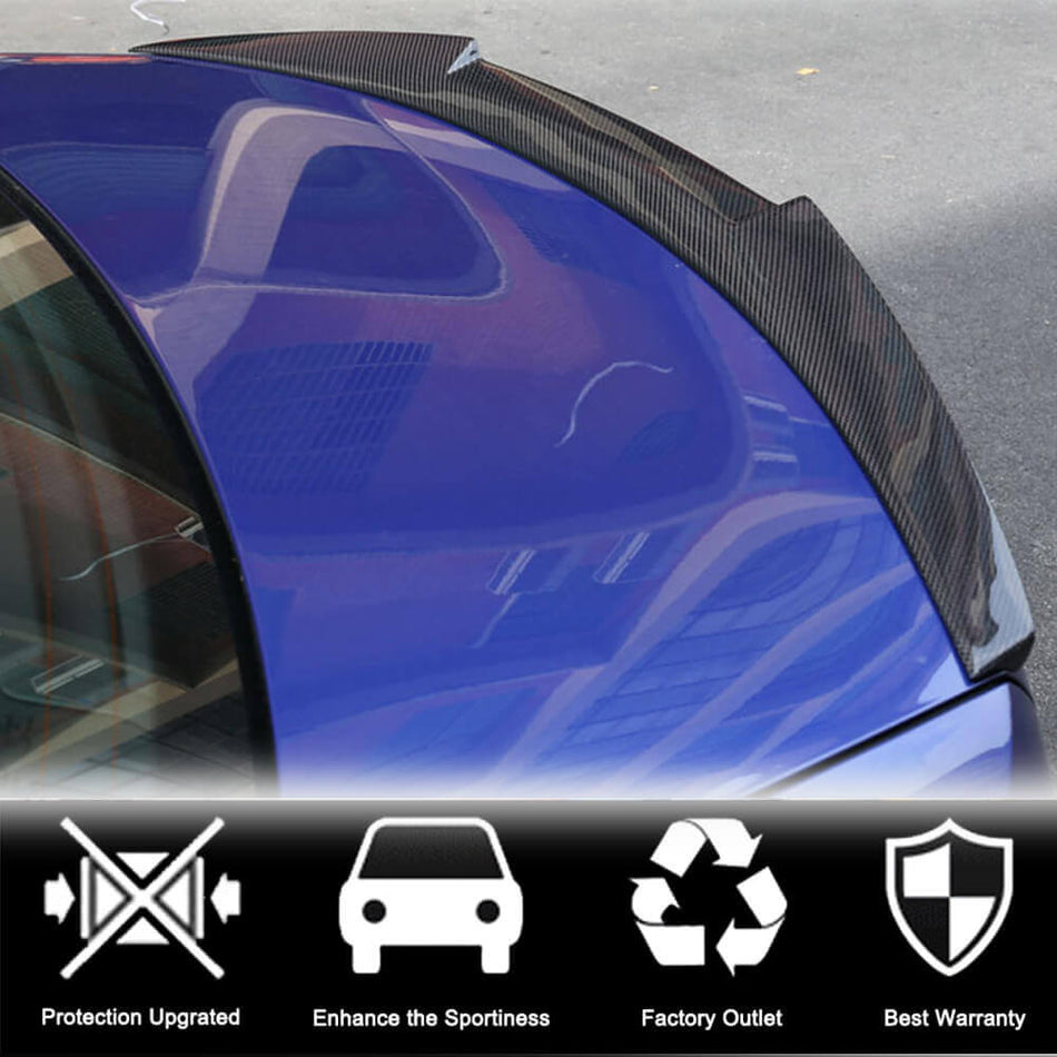 BMW 2 Series F22 F87 M2 2014-2019 Rear Trunk Spoiler Carbon Fiber-Ahacarbon