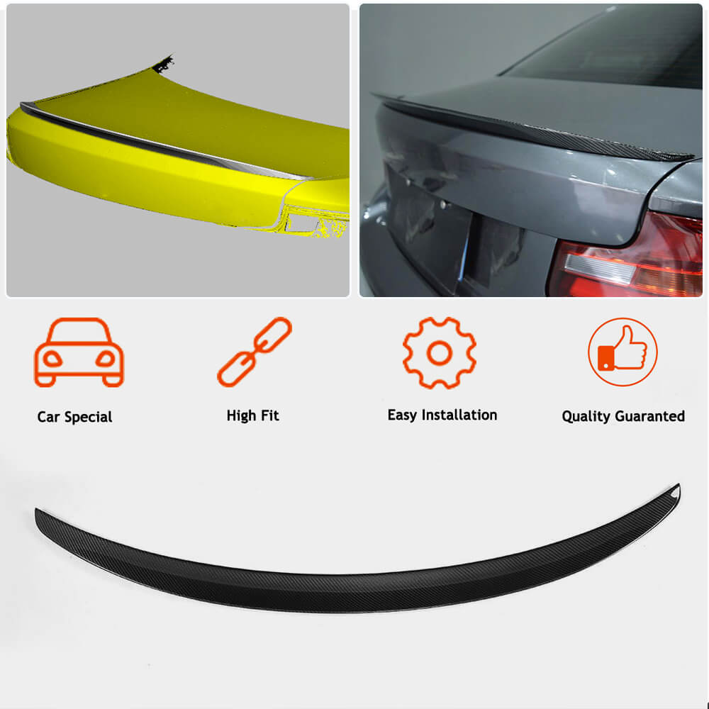 BMW 2 Series F22 F87 M2 Coupe 2014-2020 Rear Trunk Spoiler Carbon Fiber/FRP-Ahacarbon