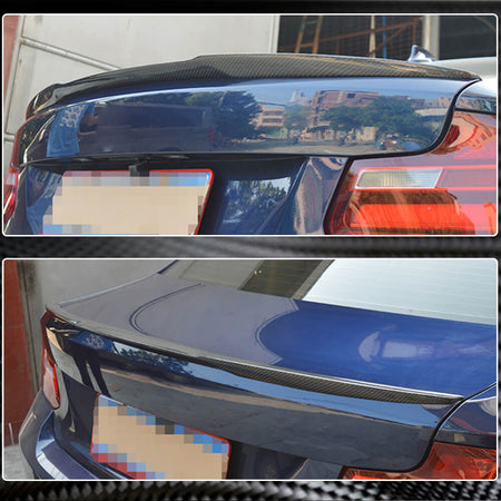BMW 2 Series F22 F87 M2 2014-2019 Rear Trunk Spoiler Carbon Fiber-Ahacarbon