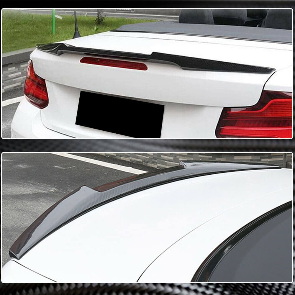 BMW 2 Series F23 Convertible 2015-2020 Rear Trunk Spoiler Carbon Fiber-Ahacarbon