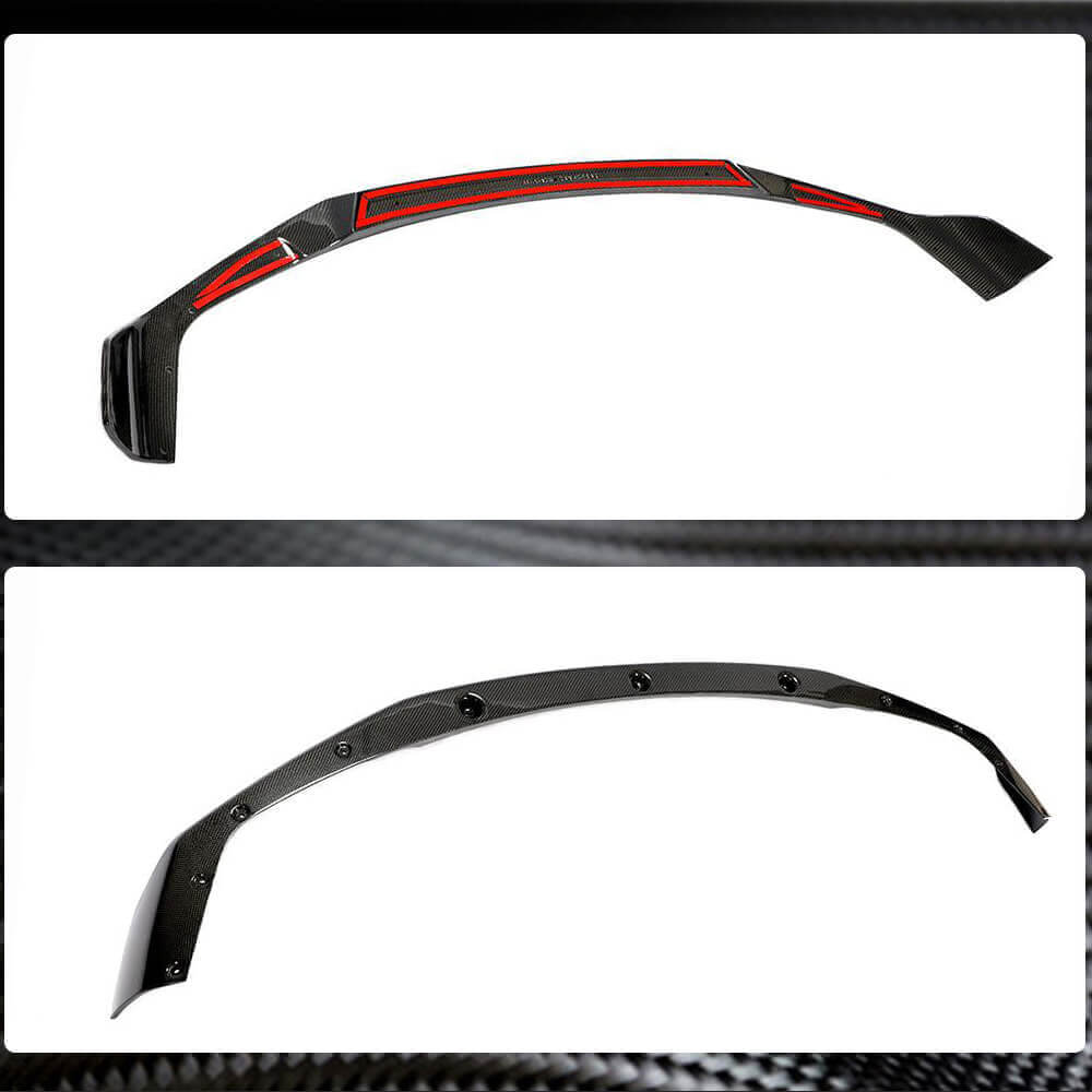 BMW 2 Series F87 M2 Competition M2C 2018-2020 Front Bumper Lip Carbon Fiber-Ahacarbon
