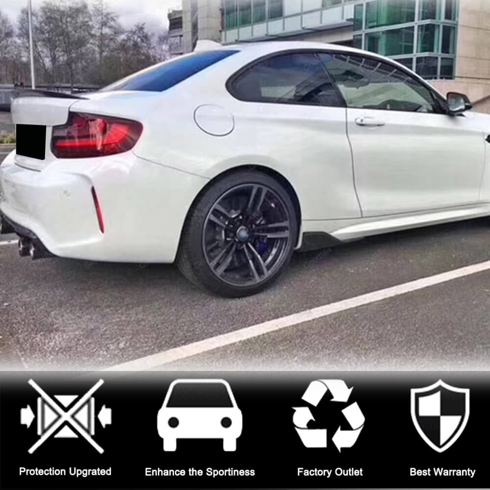 BMW 2 Series F87 M2 M2C 2016-2020 Side Skirts Carbon Fiber-Ahacarbon