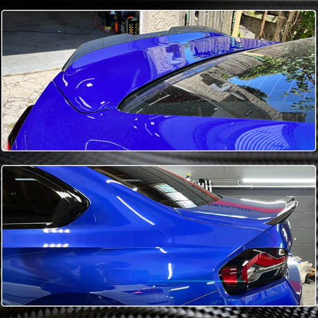 BMW 2 Series G42 G87 M2 Coupe 2022-2023 Rear Trunk Spoiler Carbon Fiber-Ahacarbon