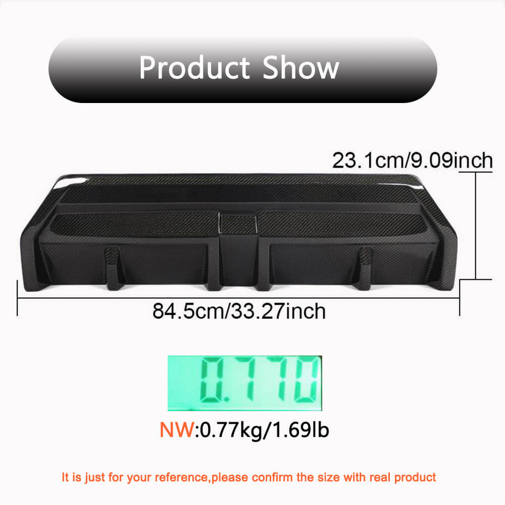 BMW 2 Series G42 220i 230i M Sport M240i 2022 2023 Rear Bumper Diffuser Carbon Fiber-Ahacarbon