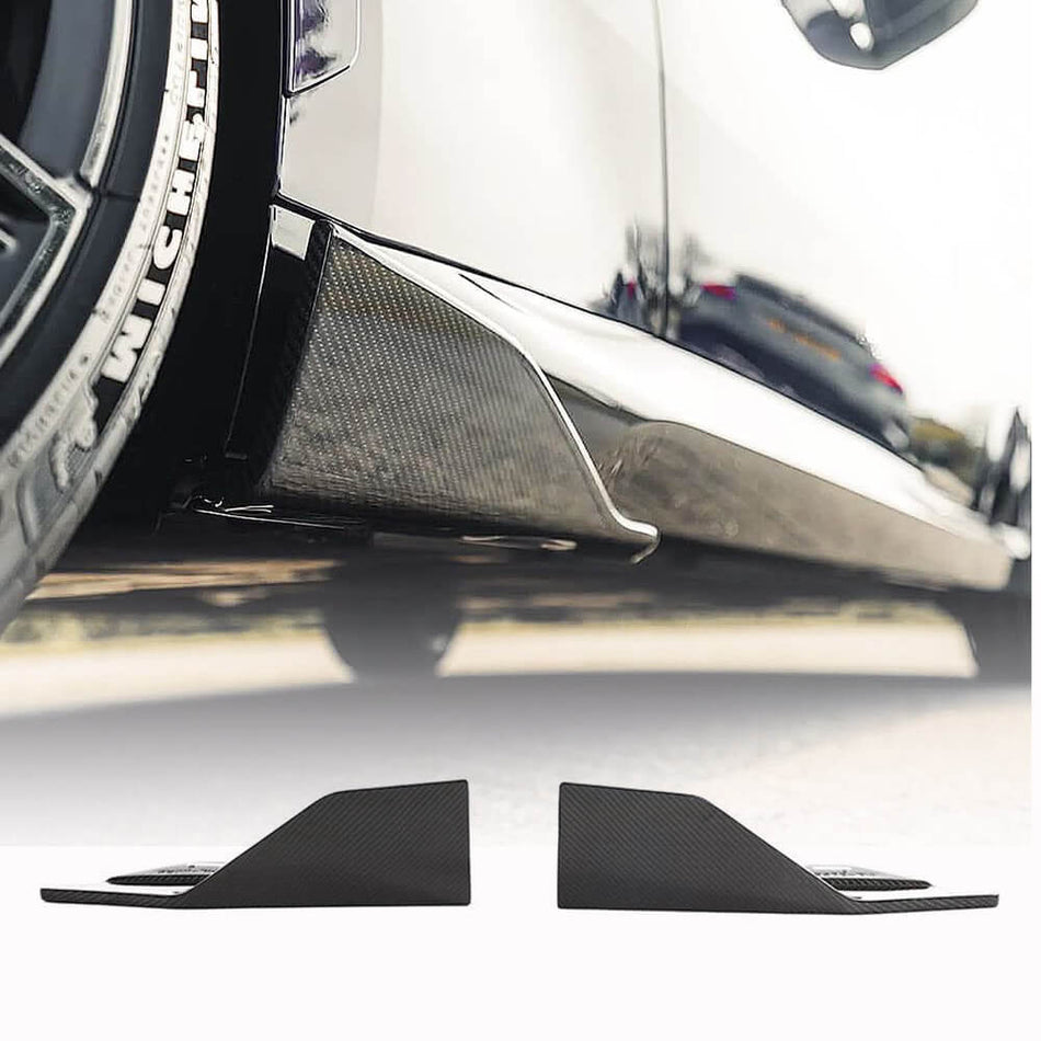 BMW 2 Series G42 220i 230i M Sport M240i 2022+ Side Skirt Carbon Fiber-Ahacarbon