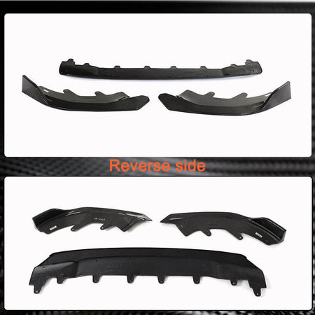 BMW 2 Series G42 220i 230i M Sport M240i xDrive Coupe 2022UP Front Bumper Lip Carbon Fiber-Ahacarbon