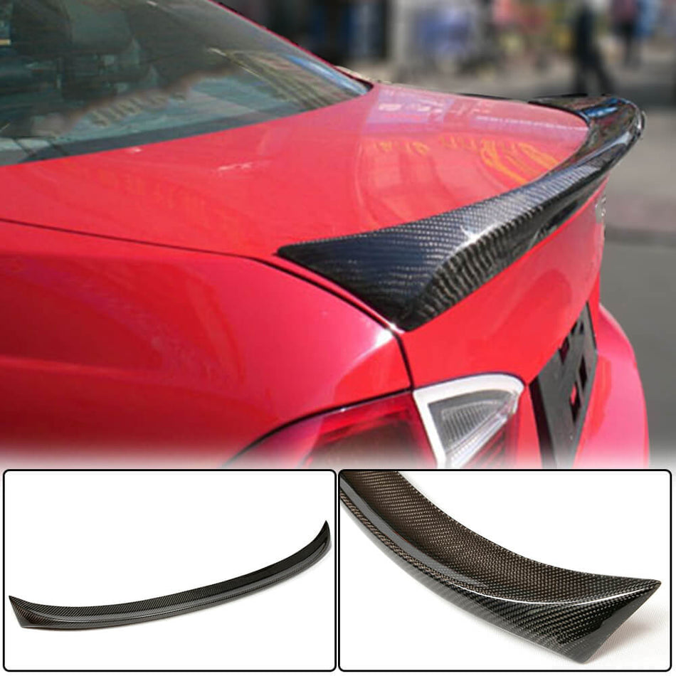 BMW 3 Series E90 M3 2005-2012 Rear Trunk Spoiler Carbon Fiber-Ahacarbon