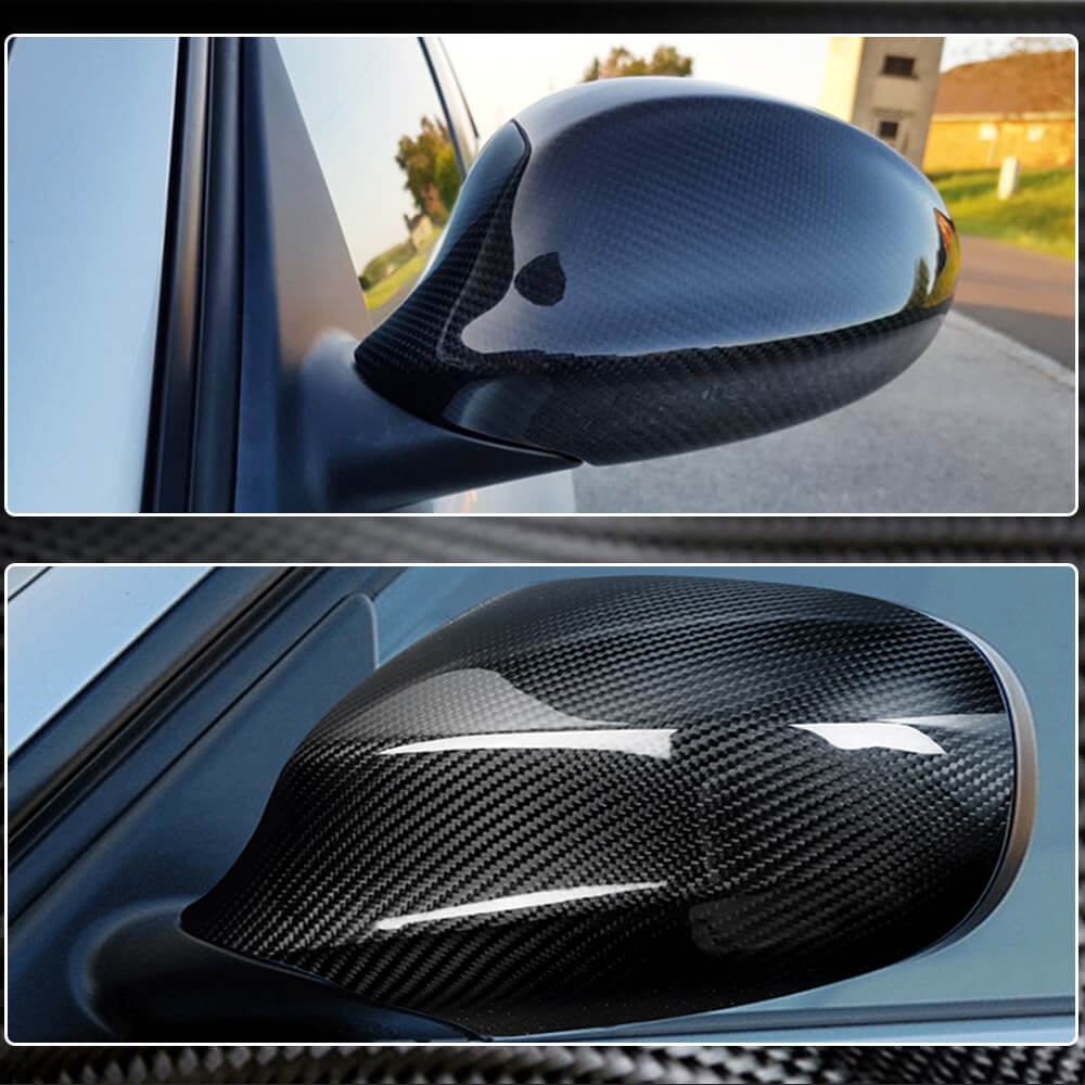 BMW 3 Series E90 Pre-LCI 2005-2008 Mirror Covers LHD Carbon Fiber-Ahacarbon