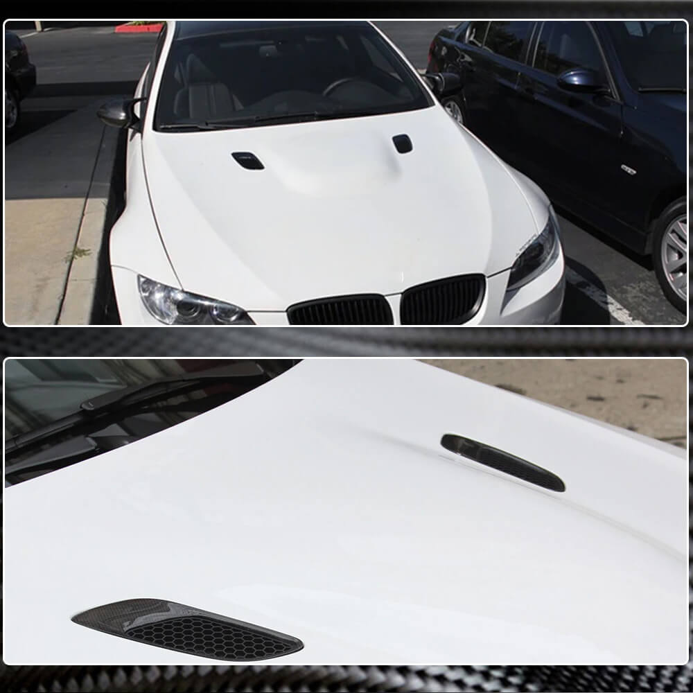 BMW 3 Series E90 E92 E93 M3 Engine Bonnet Covers Dry Carbon Fiber-Ahacarbon