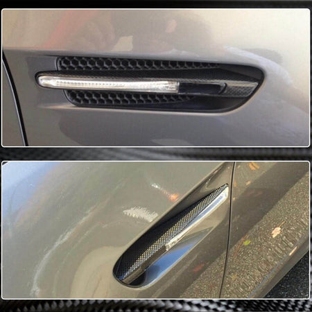 BMW 3 Series E90 E92 E93 M3 2008-2013 Air Vent Fender Cover Dry Carbon Fiber-Ahacarbon