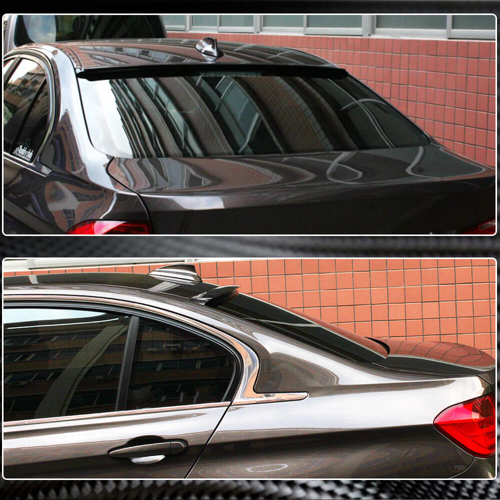 BMW 3 Series F30 F80 M3 2014-2020 Rear Roof Spoiler Carbon Fiber-Ahacarbon