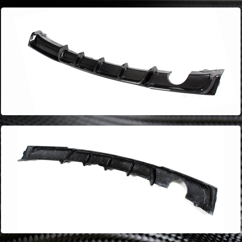 BMW 3 Series F30 M Sport 2012-2018 Rear Bumper Diffuser Carbon Fiber-Ahacarbon