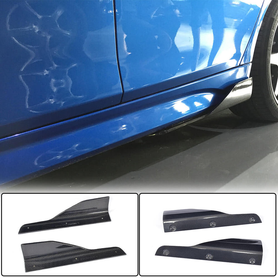 BMW 3 Series F30 M Sport 2012-2018 Side Skirts Splitter Carbon Fiber-Ahacarbon