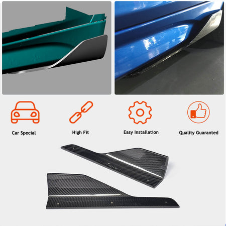 BMW 3 Series F30 M Sport 2012-2018 Side Skirts Splitter Carbon Fiber-Ahacarbon