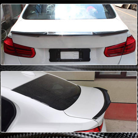 BMW 3 Series F30 F80 M3 Sedan 2014-2020 Rear Trunk Spoiler Carbon Fiber/FRP-Ahacarbon