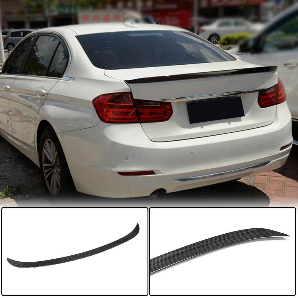 BMW 3 Series F30 2012-2018 F80 M3 Sedan 2014-2020 Rear Trunk Spoiler Carbon Fiber-Ahacarbon
