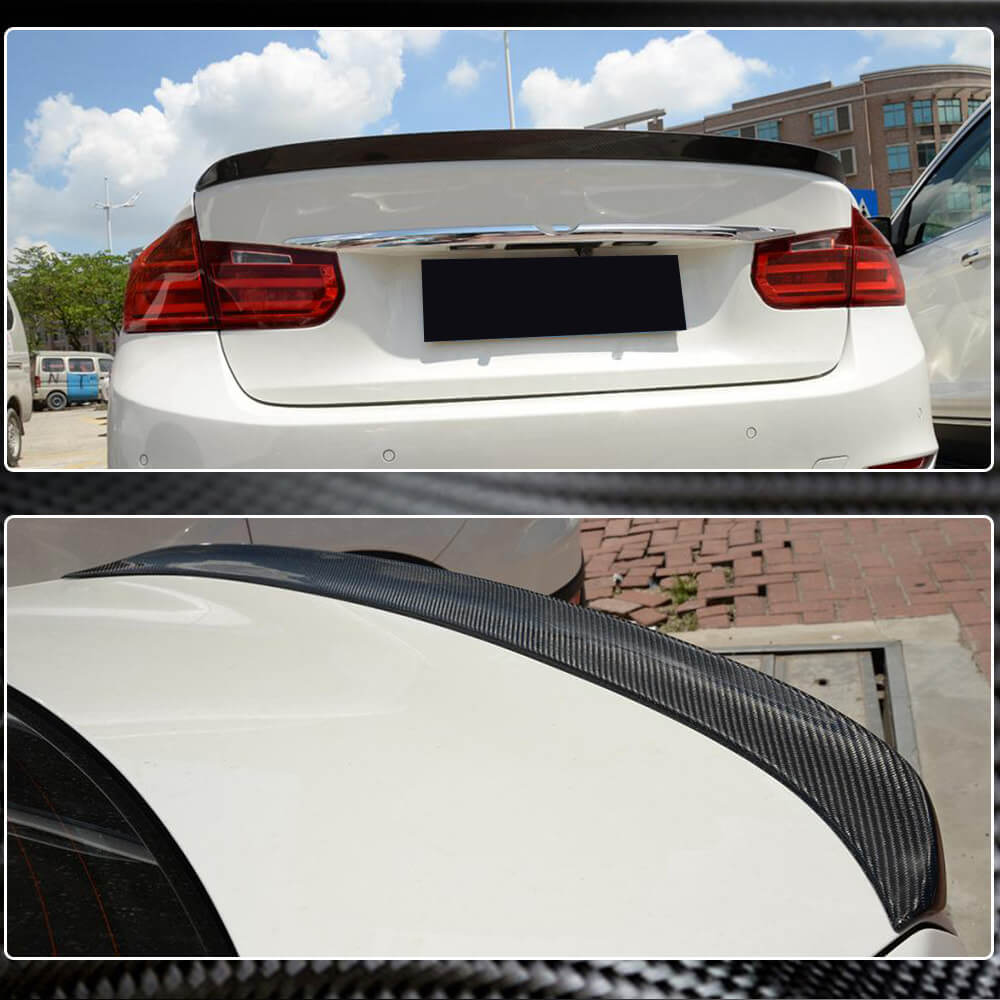 BMW 3 Series F30 2012-2018 F80 M3 Sedan 2014-2020 Rear Trunk Spoiler Carbon Fiber-Ahacarbon
