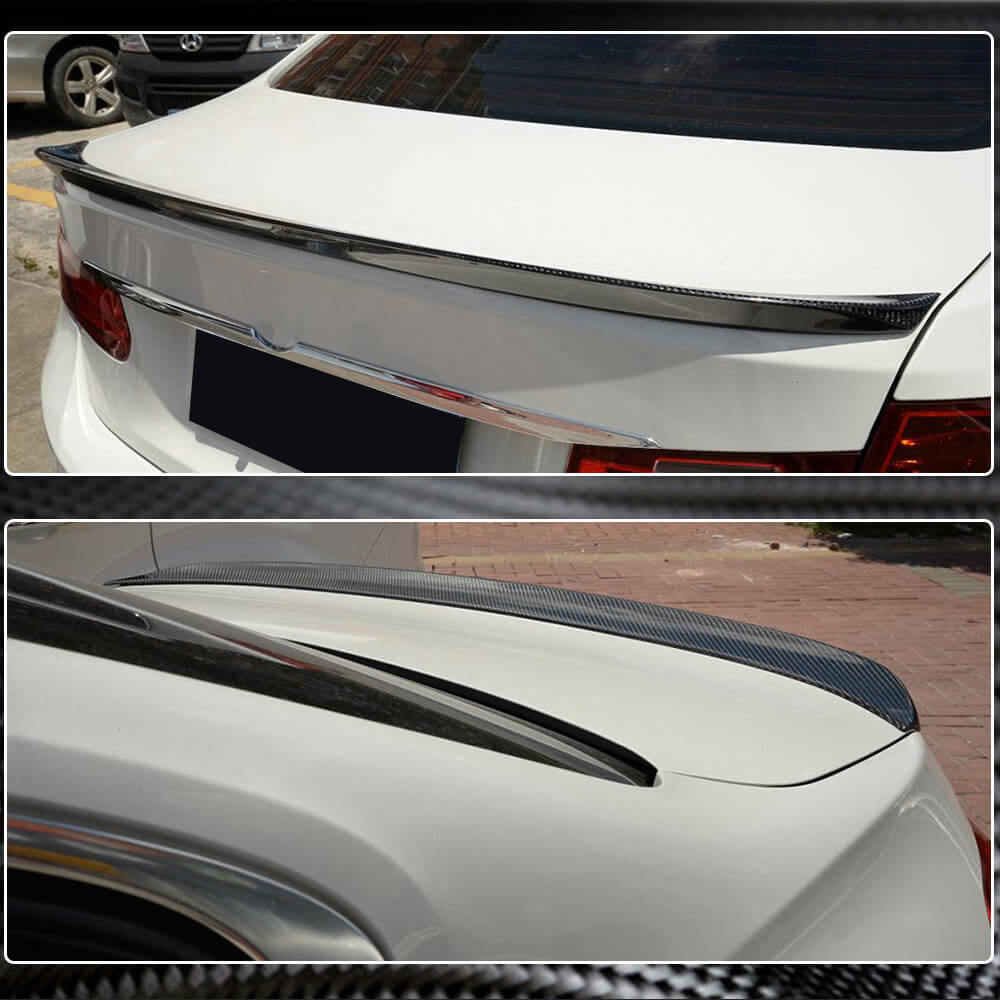 BMW 3 Series F30 2012-2018 F80 M3 Sedan 2014-2020 Rear Trunk Spoiler Carbon Fiber-Ahacarbon