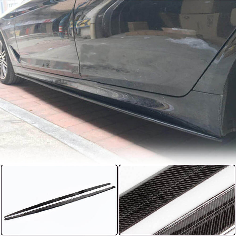 BMW 3 Series F30 M Sport 2012-2018 Side Skirts Carbon Fiber/FRP-Ahacarbon
