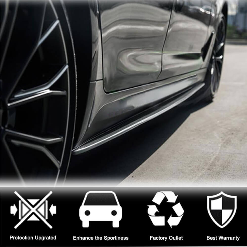 BMW 3 Series F30 M Sport 2012-2018 Side Skirts Carbon Fiber/FRP-Ahacarbon
