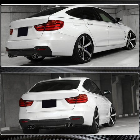 BMW 3 Series F34 M Sport GT GranTurismo 2014-2018 Rear Bumper Diffuser Carbon Fiber-Ahacarbon