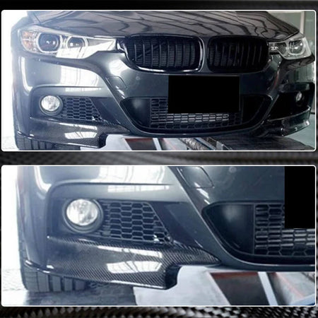 BMW 3 Series F34 M Sport GT GranTurismo 2014-2018 Front Bumper Splitters Carbon Fiber-Ahacarbon