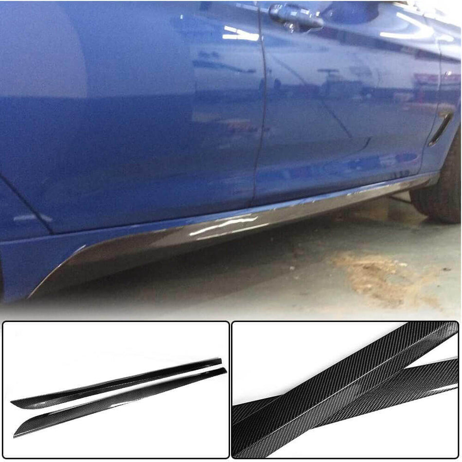 BMW 3 Series F34 M Sport GT GranTurismo 2014-2018 Side Skirts Carbon Fiber-Ahacarbon