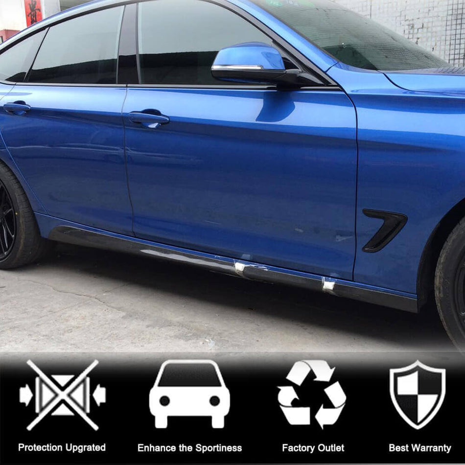 BMW 3 Series F34 M Sport GT GranTurismo 2014-2018 Side Skirts Carbon Fiber-Ahacarbon