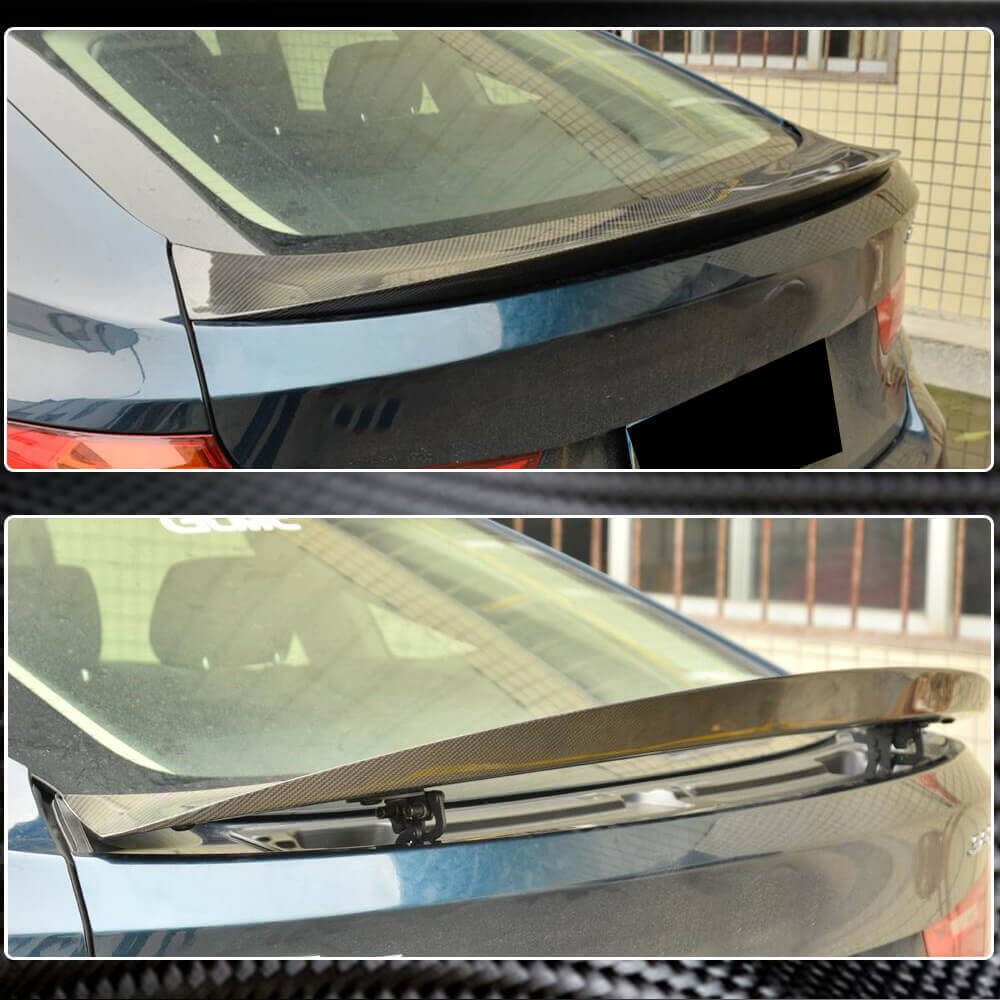 BMW 3 Series F34 xDrive GT 2014-2018 Rear Trunk Spoiler Carbon Fiber-Ahacarbon