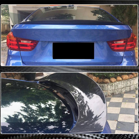 BMW 3 Series F34 xDrive GT 2014-2018 Rear Trunk Spoiler Carbon Fiber-Ahacarbon