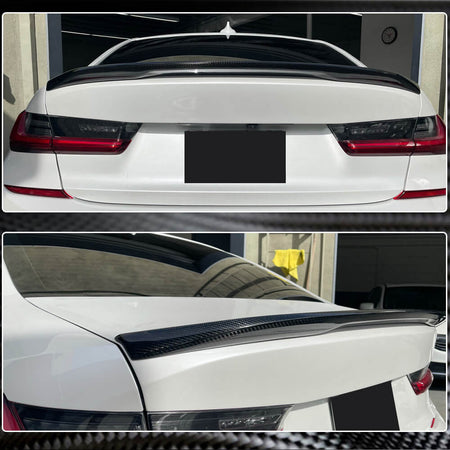 BMW 3 Series G20 G80 M3 2019-2023 Rear Trunk Spoiler Carbon Fiber-Ahacarbon