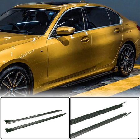 BMW 3 Series G20 M Sport 2019-2023 Side Skirts Carbon Fiber-Ahacarbon