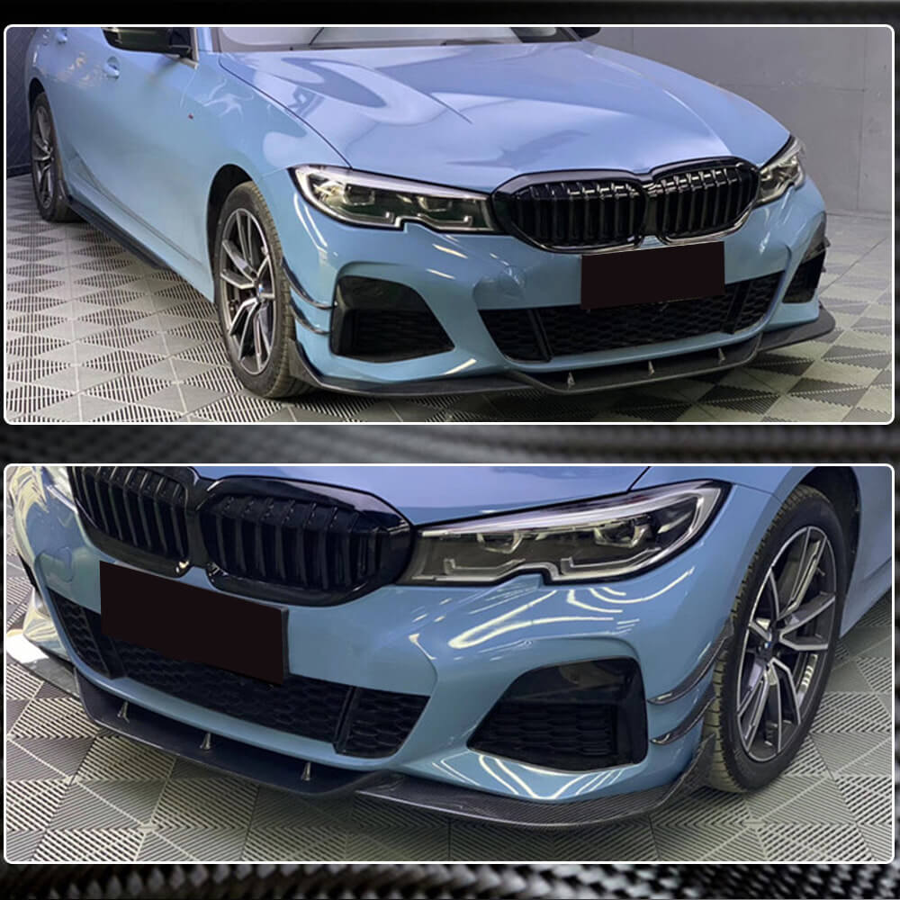 BMW 3 Series G20 M Sport Sedan 2019-2022 Front Bumper Vents Carbon Fiber-Ahacarbon
